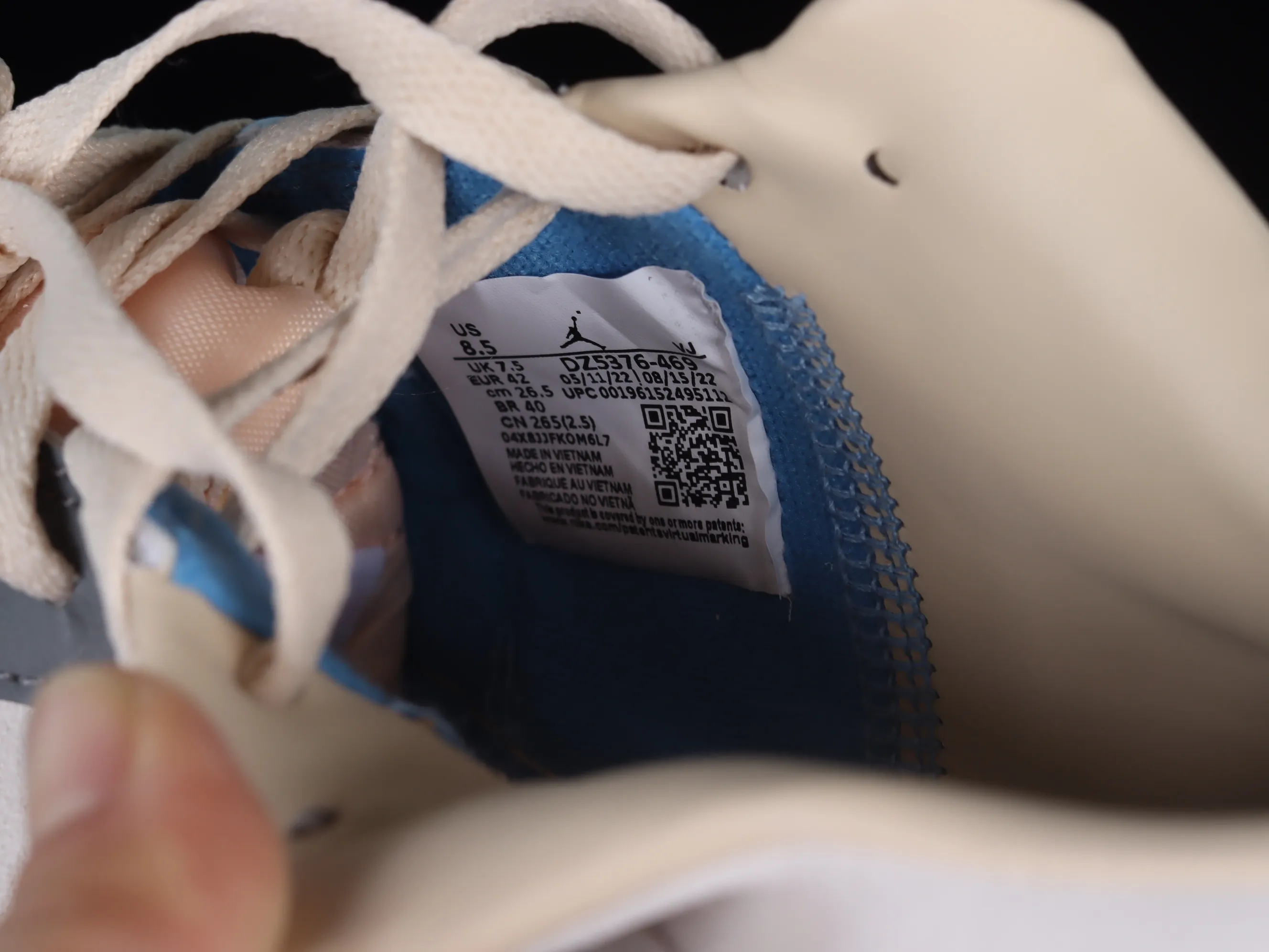 All categories Air Jordan Jordan series basketball shoes Air Jordan 1 Low G version pure original Air Jordan 1 Low "UNC Grey" AJ1 Joe 1 cement North Carolina blue low-top basketball shoes DZ5376-469